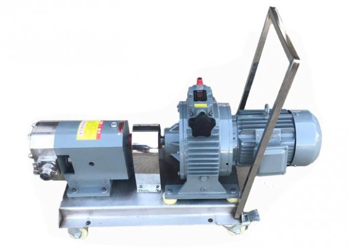 Pompe rotatoire adaptée aux besoins du client de lobe de couleur avec le moteur variable de réducteur de vitesse de fréquence