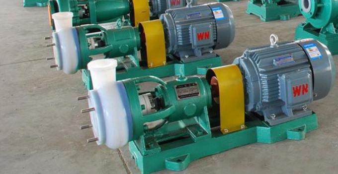 Couleur adaptée aux besoins du client acide en plastique de pompe de circulation de fluor vieillissant non